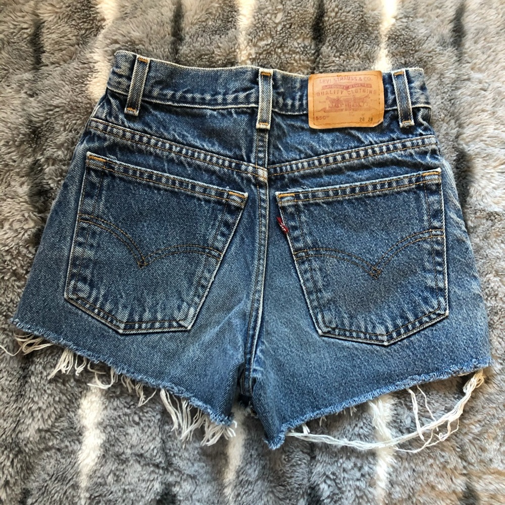 Levi’s cutoff denim shorts